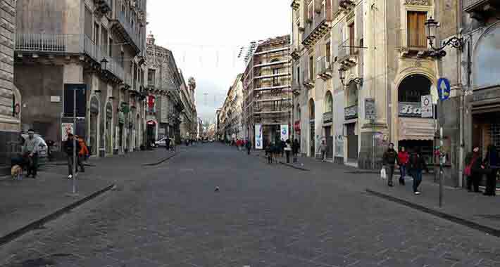 Obiective turistice Catania, Via Etnea