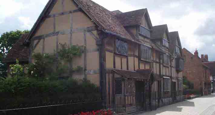 Obiective turistice Stratford upon Avon, Locul nasterii lui Shakespeare 