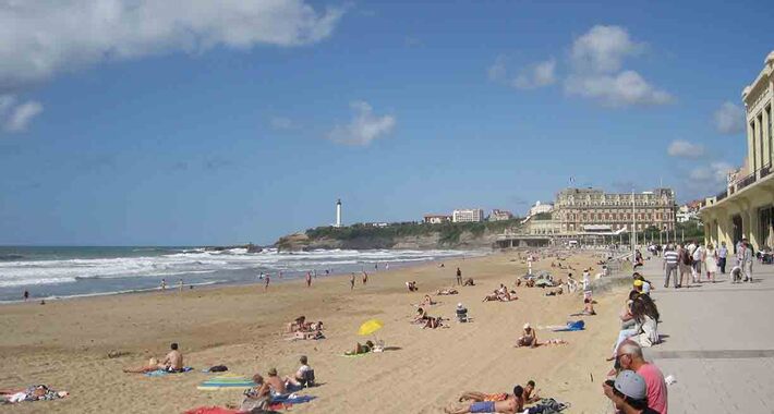 Obiective turistice Biarritz, Grande Plage