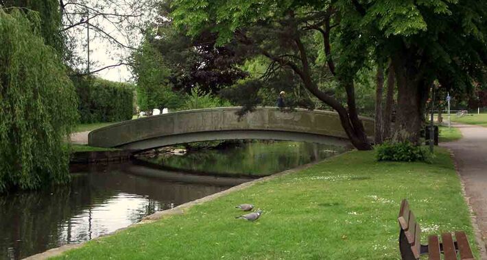 Obiective turistice Winchester, Calatorie pe pajistile inundate