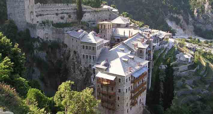 Obiective turistice Halkidiki, Muntele Athos
