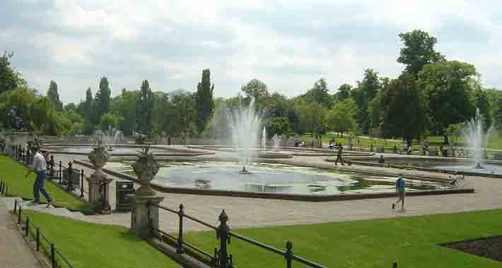Obiective turistice Londra, Parcurile Londrei