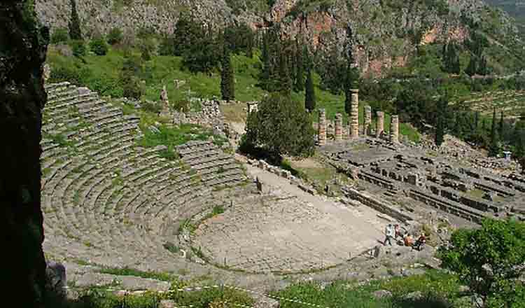 Amfiteatrul din Delphi