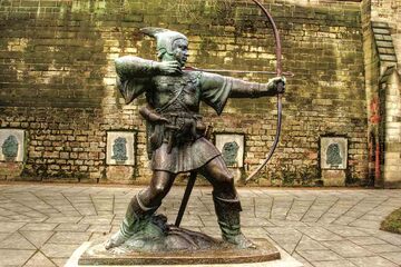 Nottingham  - Statuia lui Robin Hood