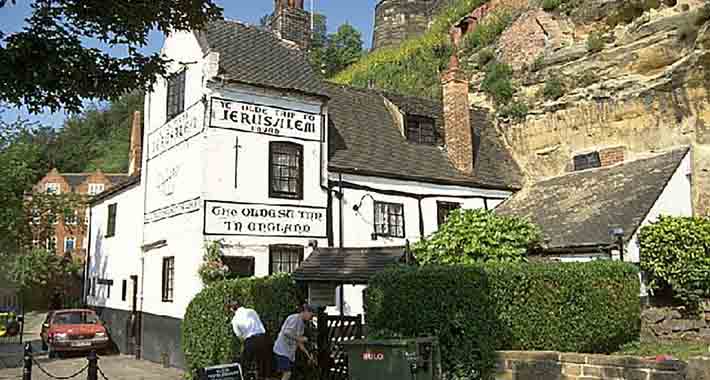 Obiective turistice Nottingham , Hanul Ye Olde Trip to Jerusalem