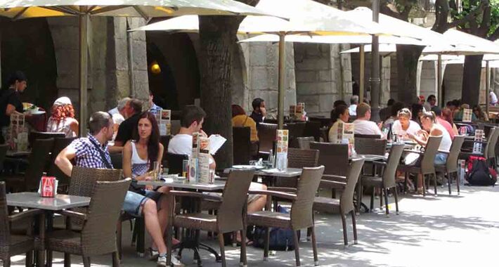 Obiective turistice Girona, Rambla de la Llibertat