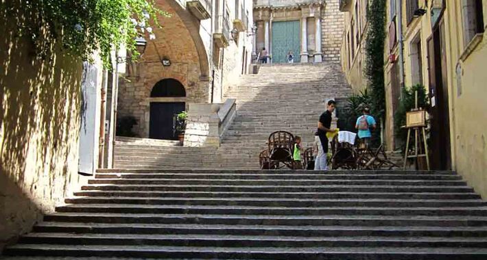 Obiective turistice Girona, Pujada de Sant Domenec la Palau dels Agullana