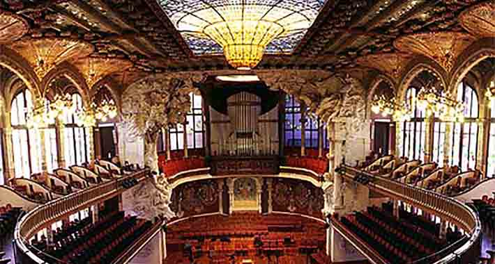 Obiective turistice Barcelona, Palatul de Muzica Catalana