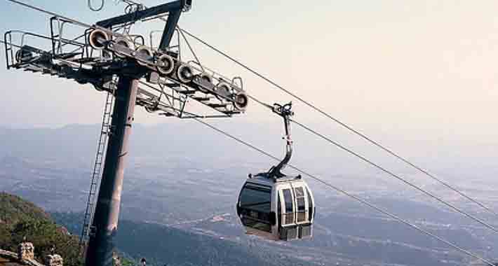 Obiective turistice Tirana, Telecabina Dajti Ekspres