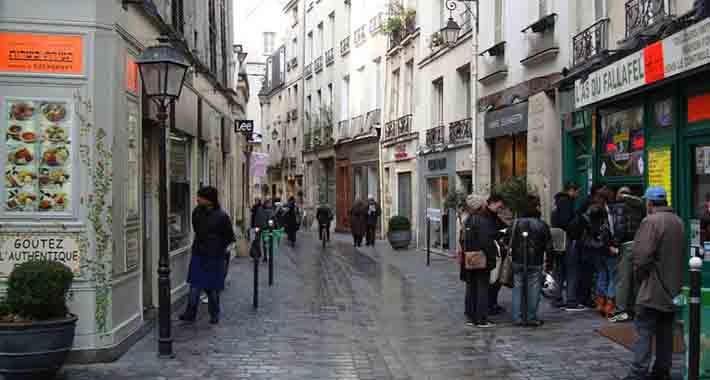 Obiective turistice Paris, Plimbare prin Marais