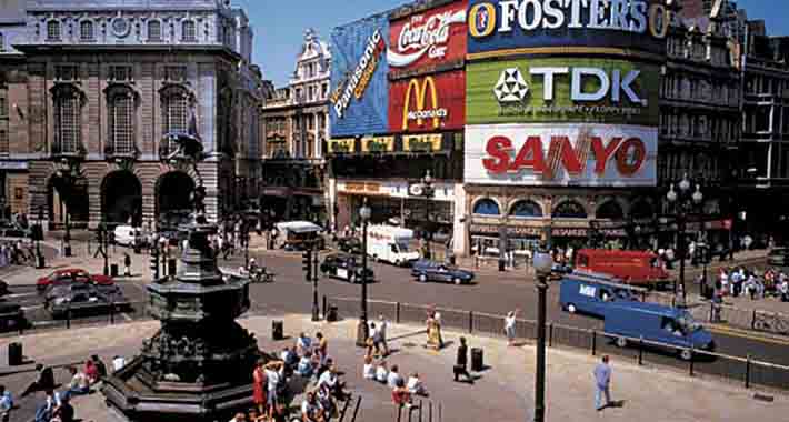 Obiective turistice Londra, Piccadilly Circus 