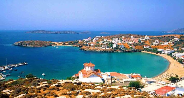 Obiective turistice Andros, Orasul Andros