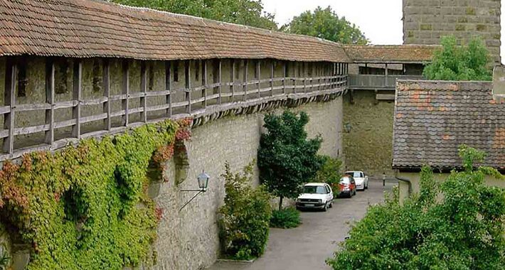 Obiective turistice Rothenburg ob der Tauber, Stadtmauer