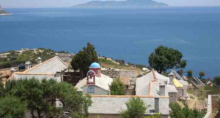 Obiective turistice Alonissos, Manastirea Kyra Panagia
