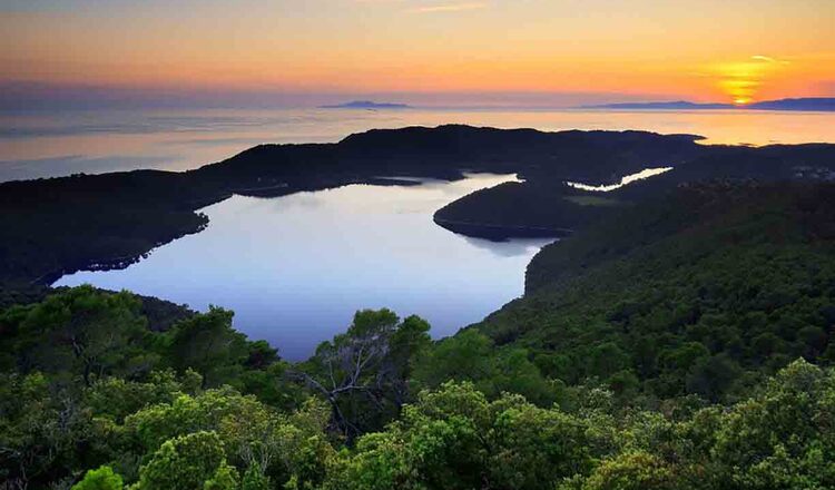Obiective turistice Insula Mljet din Croatia