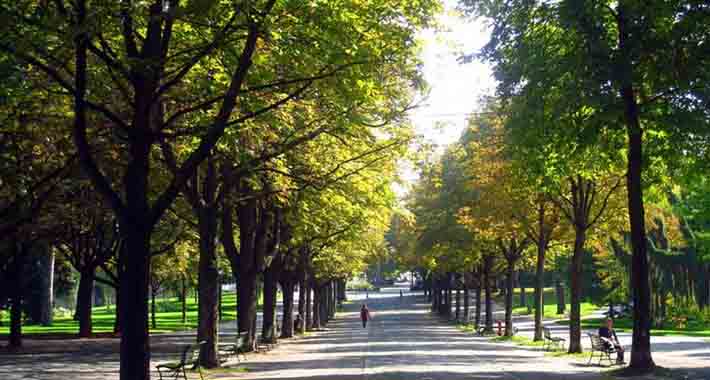 Obiective turistice Geneva, Promenada Bastioanelor