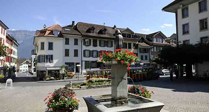 Obiective turistice Interlaken, Complexul arheologic - Unterseen
