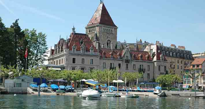 Obiective turistice Lausanne, Castelul d'Ouchy