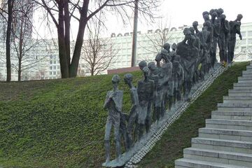 Minsk - Monumentul evreiesc Zaslavsky