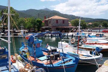 Lesbos - Portul Skala Sikaminias