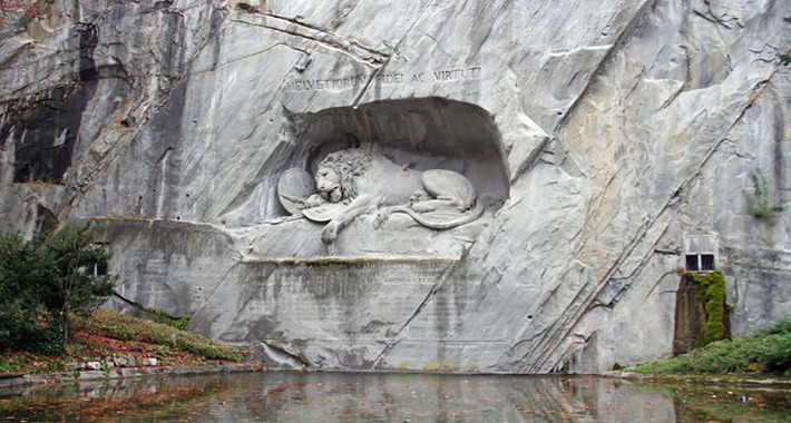 Obiective turistice Lucerne, Monumentul Leului
