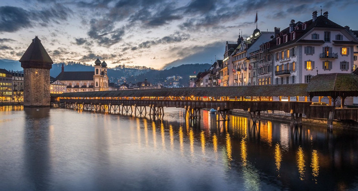 Obiective turistice Lucerne, Podul Capelei