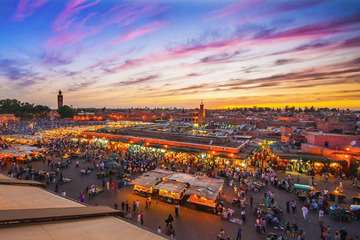 Marrakech - Jemaa el-Fnaa