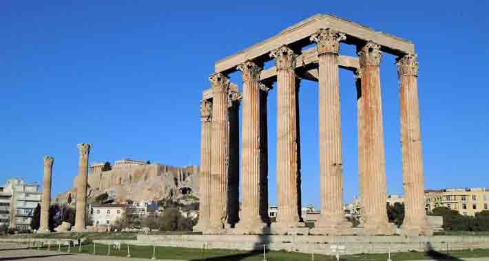 Obiective turistice Atena, Templul Olimp